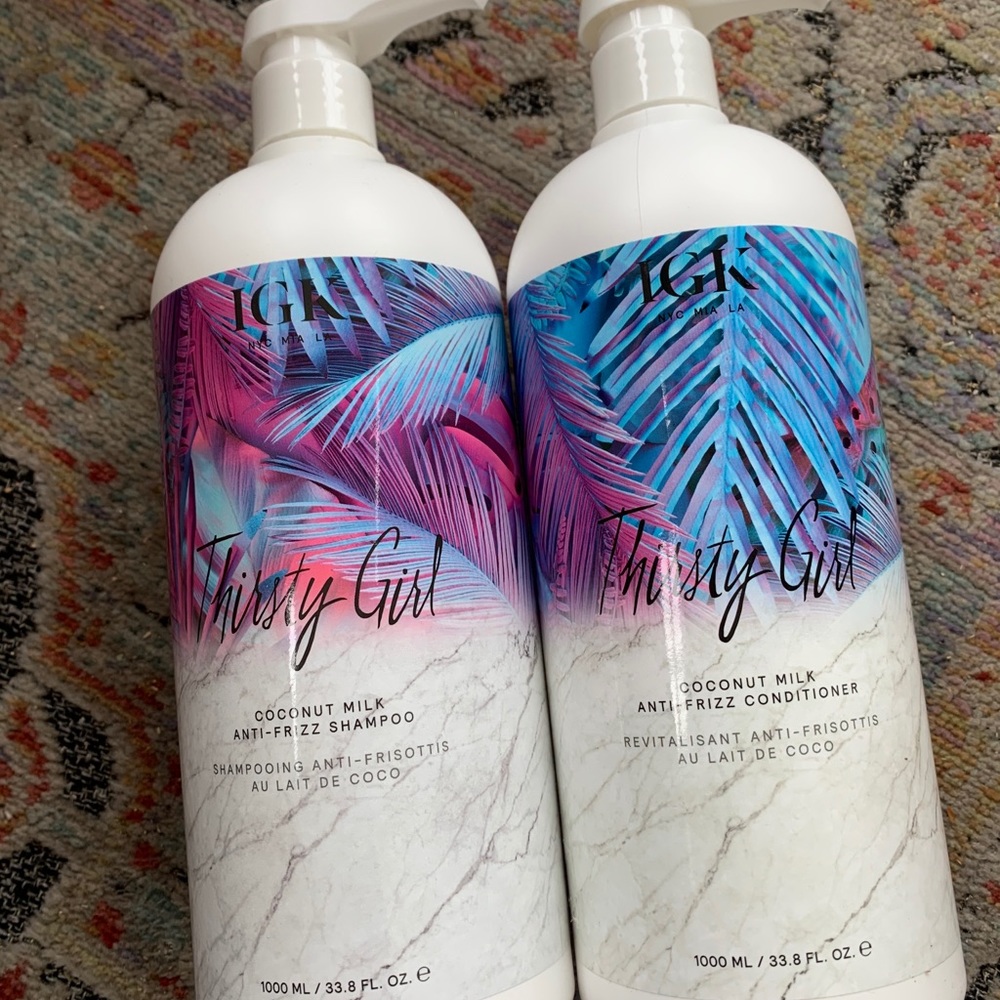 IGK thirsty girl shampoo and conditioner
